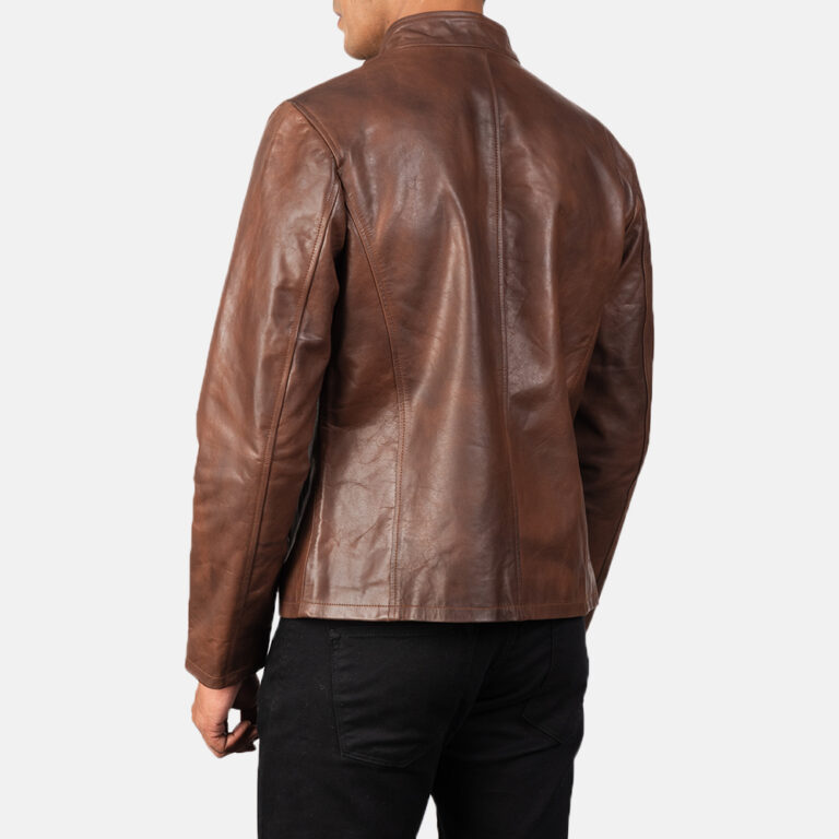 Mens Alex Brown Leather Biker Jacket5972-8-1568469068373